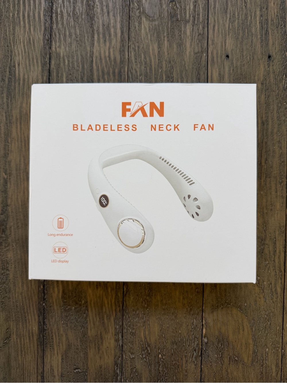 LED Bladless Neck Fan White
New in box